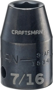 View of CRAFTSMAN Sockets on white background