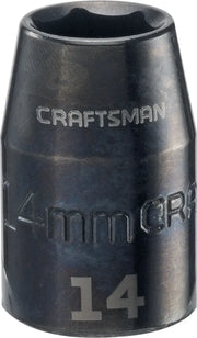 View of CRAFTSMAN Sockets: Impact on white background